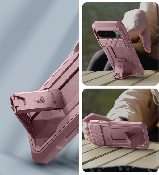 Pancéřové pouzdro Dexnor s otvorem pro fotoaparát a stojánkem pro Google Pixel 10 / Pixel 10 Pro