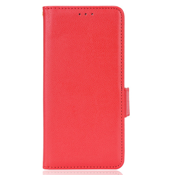 Klopové pouzdro pro Ulefone Note 12P, Wallet Litchi Magnet, červené