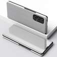 Pouzdro pro Samsung Galaxy A53 5G, Clear View, stříbrné