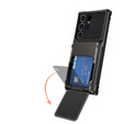 Pouzdro pro Samsung Galaxy S25 Ultra, Card Holder Kickstand, černé