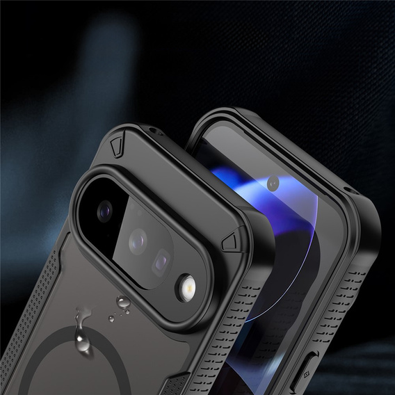 Pancéřové pouzdro pro Google Pixel 10, pro MagSafe, matné, černé