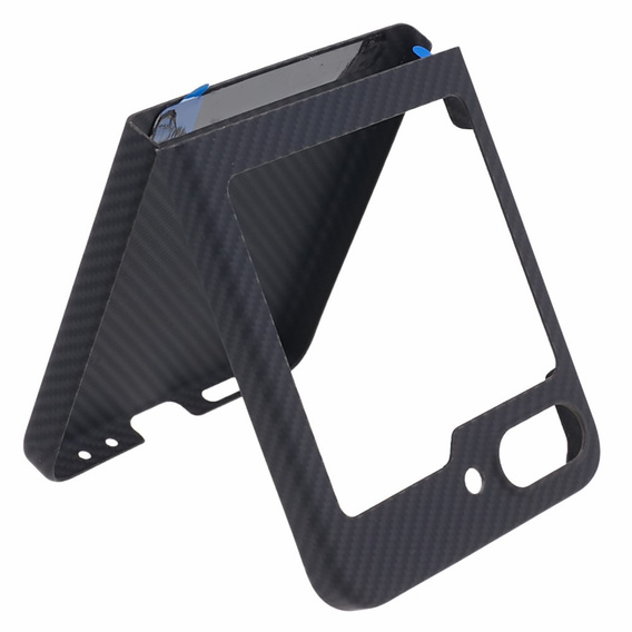 Pouzdro pro Samsung Galaxy Z Flip6 5G, Aramid Fiber Cover, černé