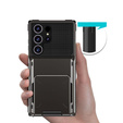 Pouzdro pro Samsung Galaxy S25 Ultra, Card Holder Kickstand, černé