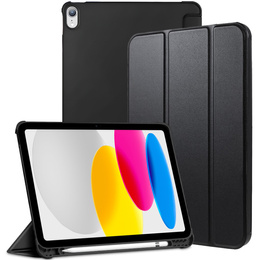 Pouzdro pro iPad 10.9 2022 10 Gen, Smart Pencil, se slotem na stylus, černé