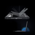 Pouzdro + klávesnice iPad 7/8/9 10.2 2019 / 2020 / 2021, NILLKIN Bumper Pen Slot, černé