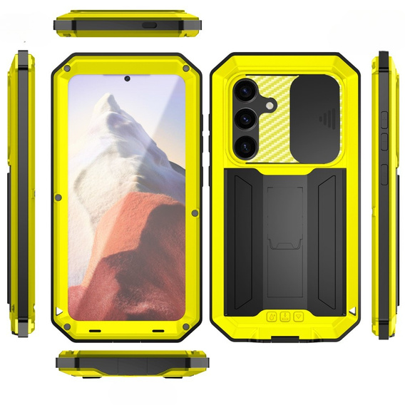 Pancéřové pouzdro pro Samsung Galaxy S25, R-JUST, žluté