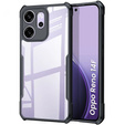 Pouzdro pro Oppo Reno 14F, vyztužené, průhledné s černými boky