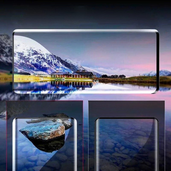 3D tvrzené sklo pro Motorola Edge 50 Ultra, černý rámeček