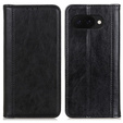 Flipové pouzdro pro Google Pixel 9A, Split Leather, černé