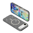 Pouzdro pro iPhone Air, pro MagSafe, lesklé, průsvitné černé
