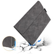 Pouzdro pro Microsoft Surface Go 3/Go 2/Go, Wallet Pen Slot, šedé