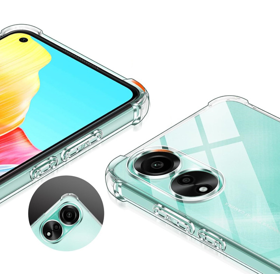 Pouzdro pro Oppo A78 4G, Dropproof, průhledné