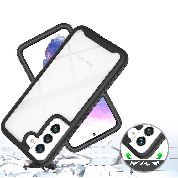 Pouzdro pro Samsung Galaxy S22 5G, Shockproof, s fólií, modré