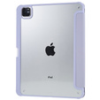 Pouzdro pro iPad Pro 11 2022 / 2021 / 2020 / 2018, Smartcase Hybrid, se slotem na stylus, fialové