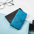 Klopové pouzdro pro Oppo A5 Pro 5G, Butterfly, modré