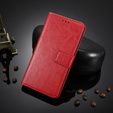 Klopové pouzdro pro Infinix Note 30, Crazy Horse Wallet, červené