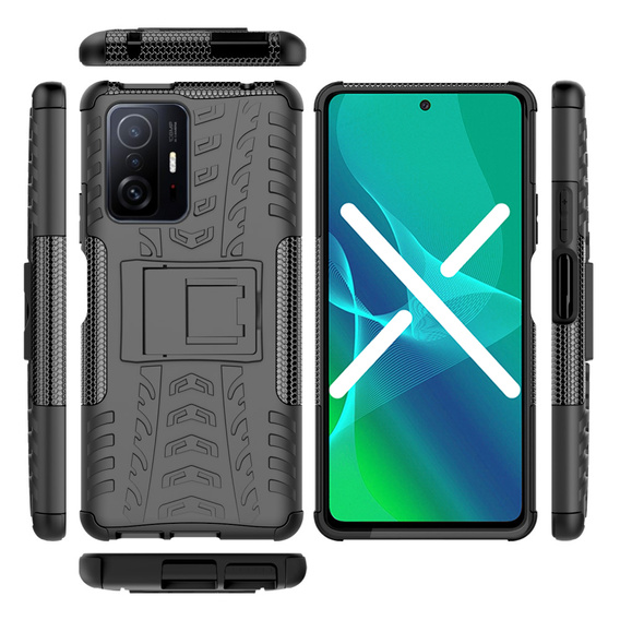 Pouzdro pro Xiaomi 11T / 11T Pro, Tire Armor, černé