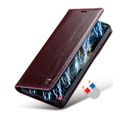 CASEME flipové pouzdro pro Samsung Galaxy S21 Ultra 5G, Waxy Textured, červené