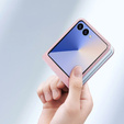 Pouzdro Dux Ducis pro Samsung Galaxy Z Flip7 5G, Bri, růžové