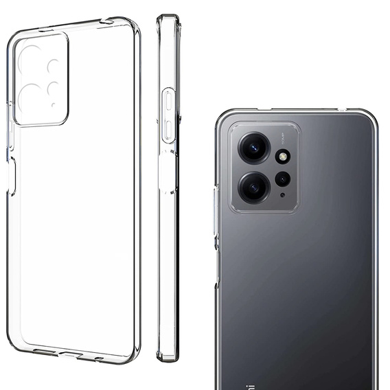 Tenké pouzdro pro Xiaomi Redmi Note 12 4G, Slim, průhledné