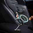 Pouzdro pro Xiaomi Poco F7 Pro, s magnetickou fólií, transparentní / černé