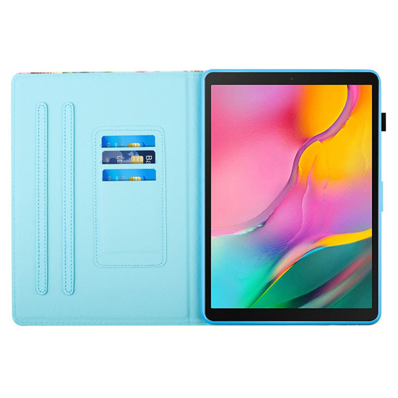 Pouzdro pro Samsung Galaxy Tab A7 Lite, s klopou, owl