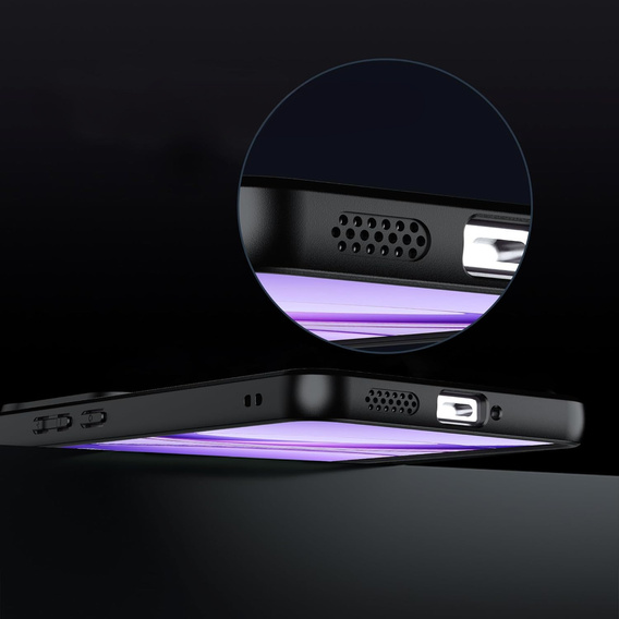 Pouzdro pro Vivo V50 Lite 4G / 5G, pro MagSafe, ERBORD Matt Case, černý