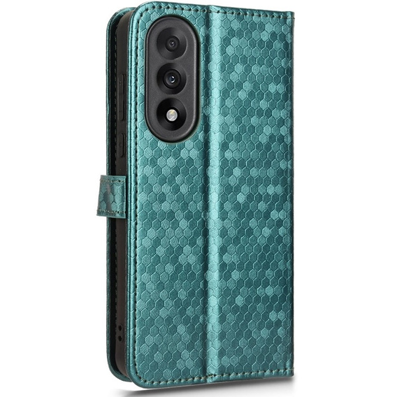 Flipové pouzdro pro OnePlus Nord 5, Wallet Rhombus, zelené