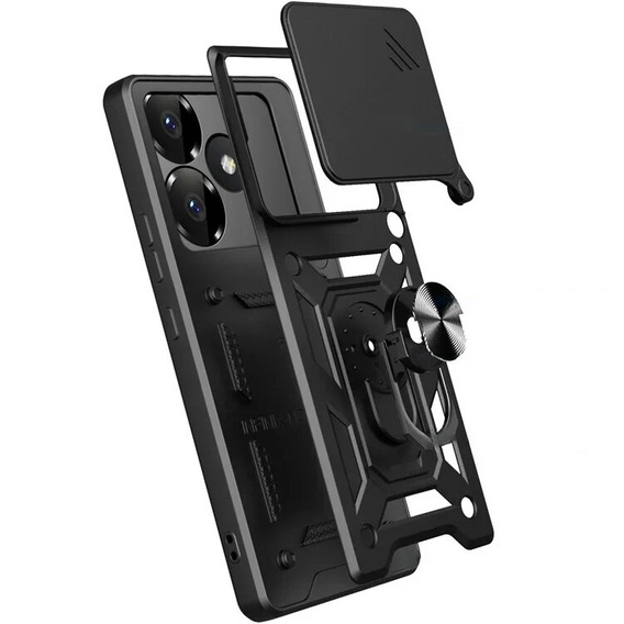 Pouzdro pro Xiaomi Redmi 13, CamShield Slide, černé