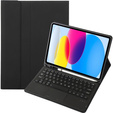 Pouzdro + klávesnice iPad 10.9 2022 10 Gen, TouchPad Pen Slot, černé