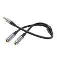 Hoco UPA21 Audio kabel AUX 2v1 – rozbočovač Jack 3,5 mm