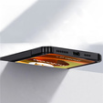 Pouzdro pro Motorola Moto G85, s magnetickou fólií, transparentní / černé