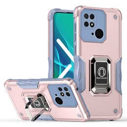 Pouzdro pro Xiaomi Redmi 10C, Dual-Layer Armor, růžové rose gold