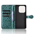 Flipové pouzdro pro Xiaomi Redmi Note 14 4G, Wallet Rhombus, zelené