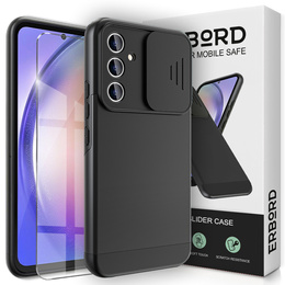 Pouzdro pro Samsung Galaxy A54 5G, Slide Camera, černé