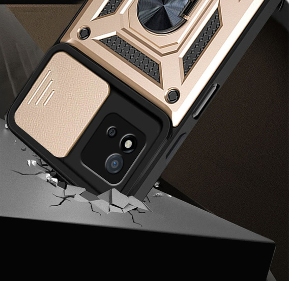 Pouzdro pro Realme C11 2021, CamShield Slide, zlaté
