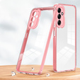 Pouzdro pro Samsung Galaxy A14 5G, Fusion Hybrid, transparentní / růžové