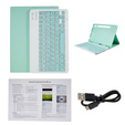 Pouzdro + klávesnice Samsung Galaxy Tab S7 T870/T875 / S8, Pen Slot, zelené