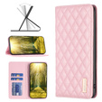 Klopové pouzdro pro Xiaomi Redmi Note 13 5G, Wallet, BINFEN COLOR, růžové