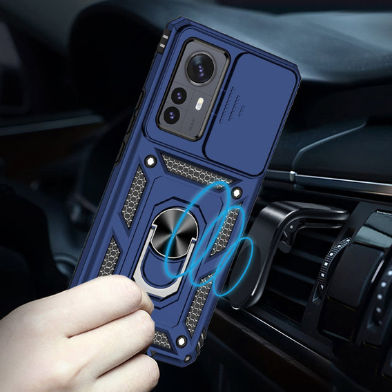Pouzdro pro Xiaomi 12 / 12X, CamShield Slide, modré