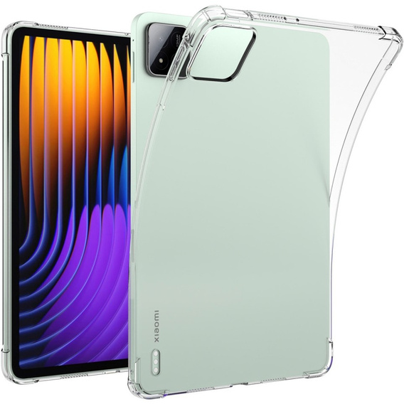 Pouzdro pro Xiaomi Pad 7 / 7 Pro, silikonové, průhledné