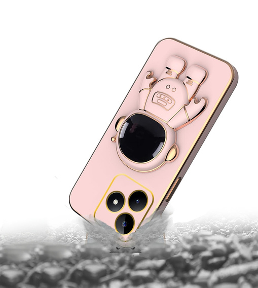 Pouzdro pro Realme Note 50, Astronaut, růžové