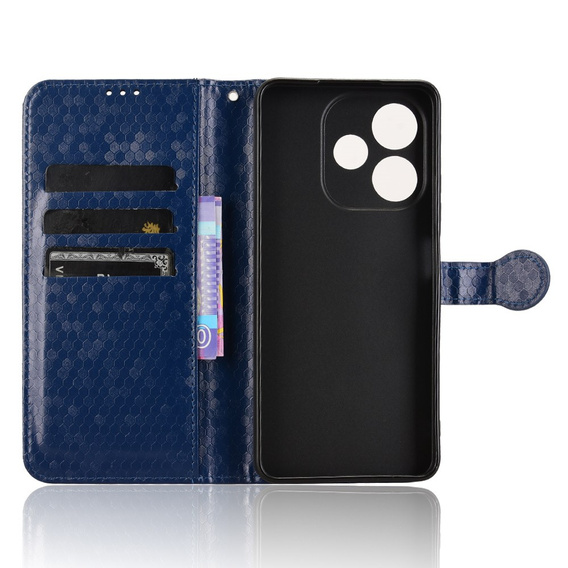 Flipové pouzdro pro Oppo A5 Pro 5G, Wallet Rhombus, modré