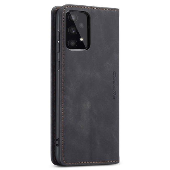 Pouzdro CASEME pro Samsung Galaxy A33 5G, Leather Wallet Case, černé