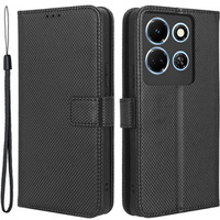 Klopové pouzdro pro Infinix Note 30 5G, Wallet Smart Magnet, černé