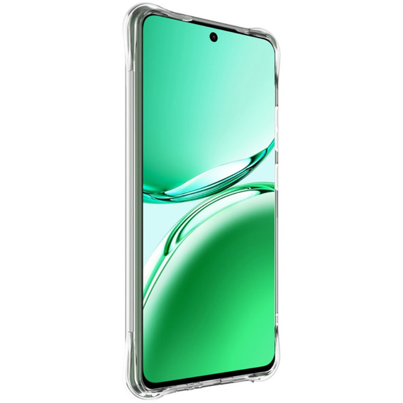 IMAK pouzdro pro Oppo Reno 12FS / 12F 5G, Stripe Dropproof, průhledné