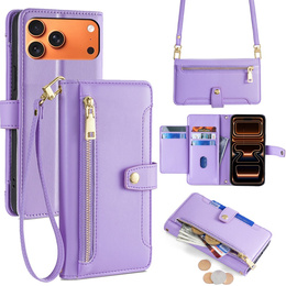 Pouzdro s klopou a kapsou na zip pro iPhone 17 Pro Max