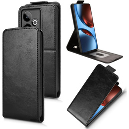 Klopové pouzdro pro Realme GT 7 / 7T, Flip, černé