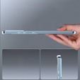 Ochranné pouzdro na fotoaparát pro Samsung Galaxy S21 FE 5G, CamShield MagSafe, transparentní / modré