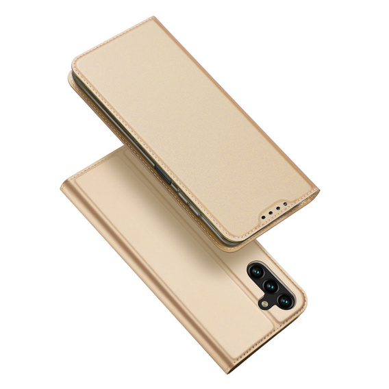 Pouzdro Dux Ducis pro Samsung Galaxy A14 4G/5G, Skinpro, zlaté